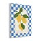 Stupell Industries Vibrant Summer Lemons Checkered Wall Plaque, design by Emily Dumas